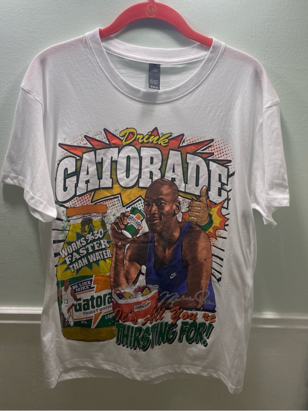 Michael Jordan "Be Like Mike" Gatorade graphic T-shirt